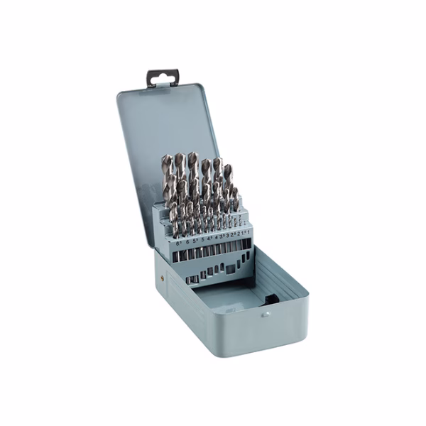 1mm - 13mm HSS Ground Jobber Drill Set - 25 Pieces