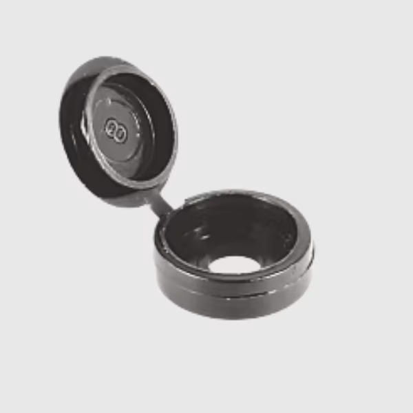 No.10 - 12 (5.0 - 6.0) Hinged Cover Caps