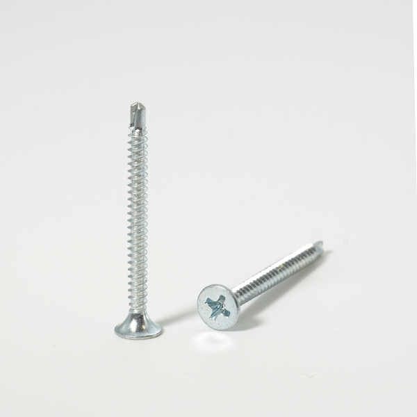 Countersunk Phillips Drywall Self Driller Steel Zinc