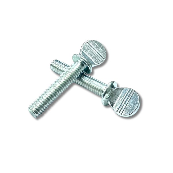 M6 X 30 Shouldered Thumbscrew Steel Zinc